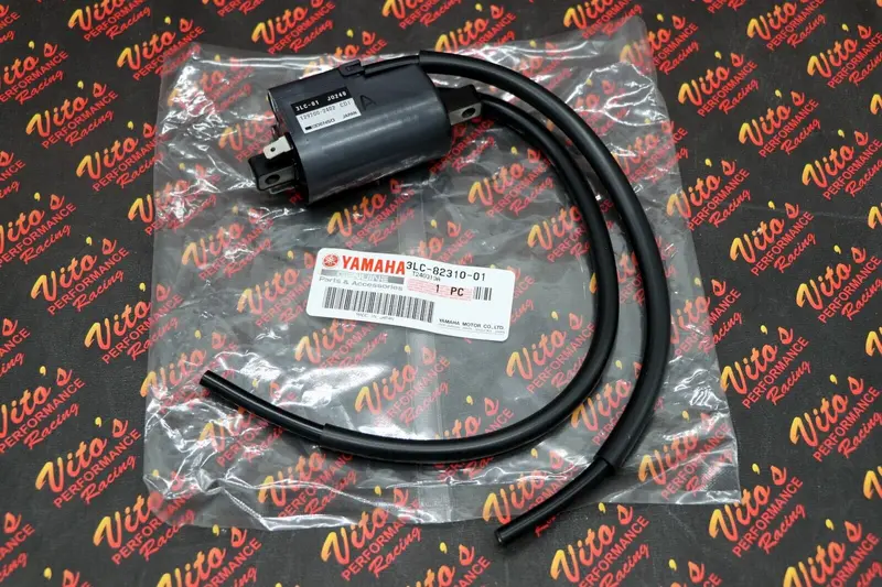 Oem Yamaha Banshee Ignition Coil With Factory Spark Plug Connectors (1987–2006) 1