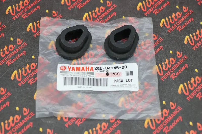 Oem Yamaha Banshee/Warrior/Wolverine Headlight Rubber Bushings (Pack Of 2) 1