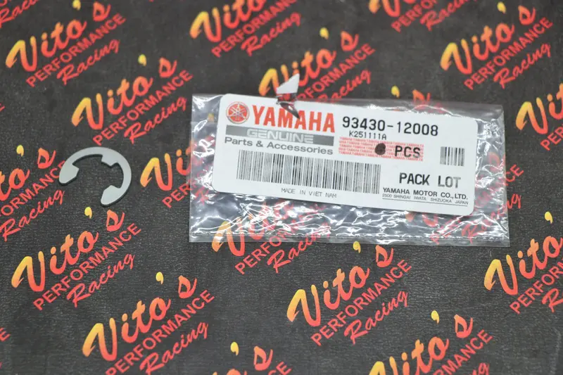 Oem Yamaha Rear Brake Pedal Circlip — Fits Banshee, Warrior, Raptor, And Blaster Models 1