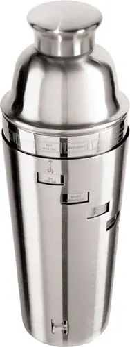 Oggi Dial-A-Drink Adjustable Cocktail Shaker With Measurement Scale 1