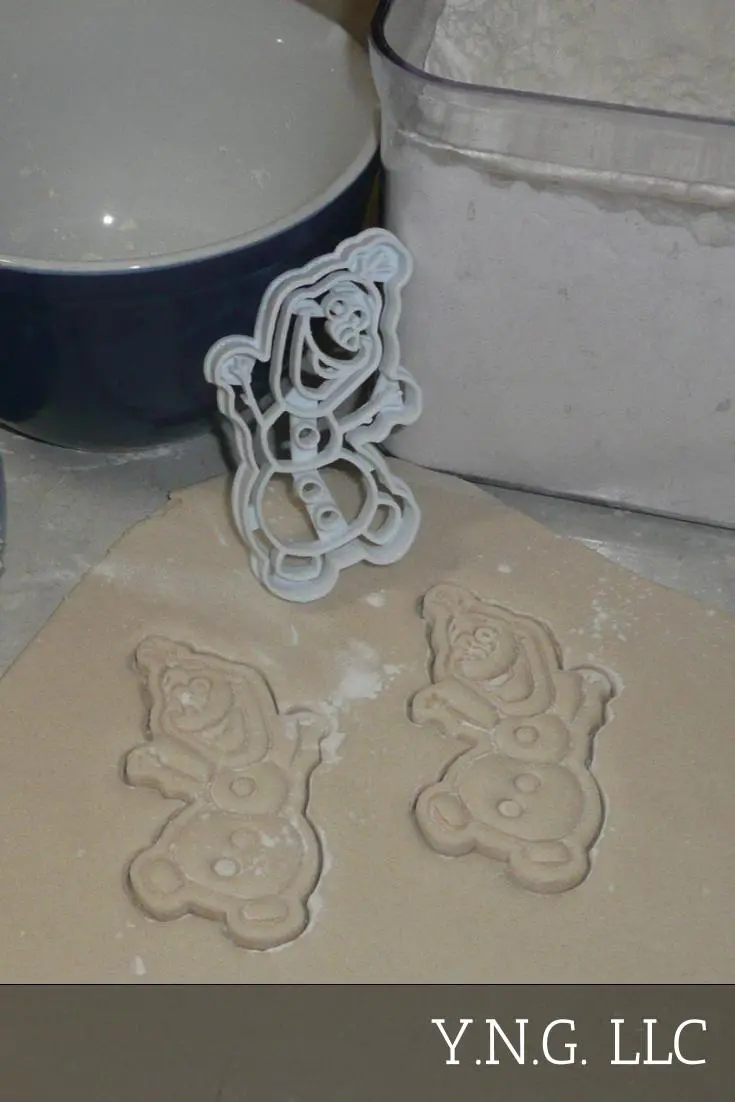 Olaf The Snowman Cookie Cutter – Frozen Character Baking Template 1