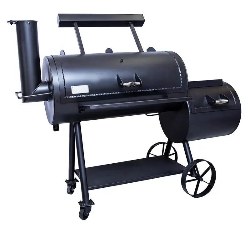 Old Country Bbq Pits All-American Brazos Offset Smoker & Grill – Deluxe Heavy-Duty Edition (Houston Delivery Only) 1