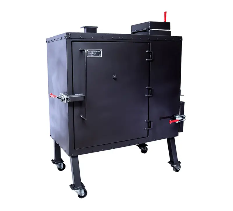Old Country Bbq Pits Gf-L-34X40 Insulated Gravity-Fed Charcoal Smoker 1