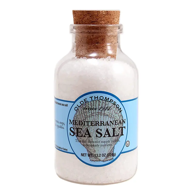 Olde Thompson Mediterranean Sea Salt Crystals – 13.2 Oz Jar 1