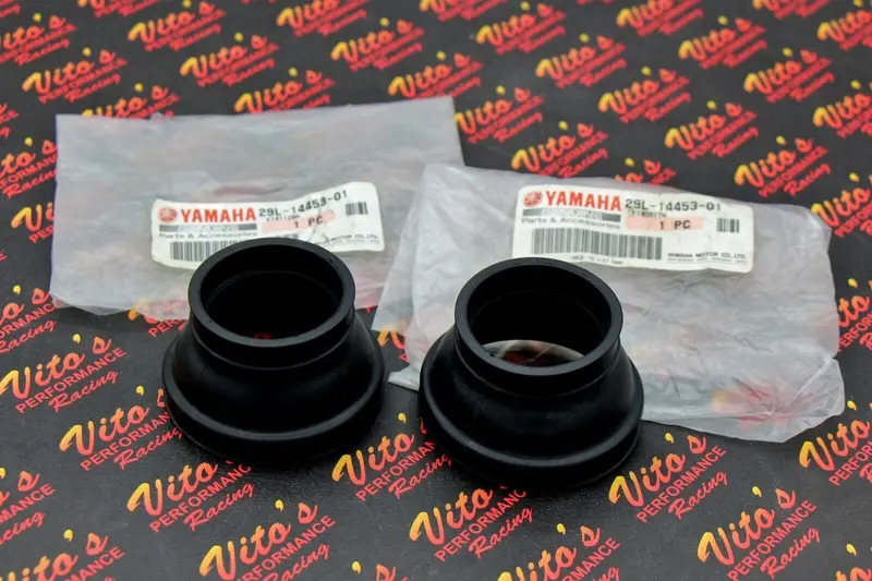 Pair Of Genuine Oem Yamaha Banshee 350 Airbox Rubber Boots (1987–2006) 1