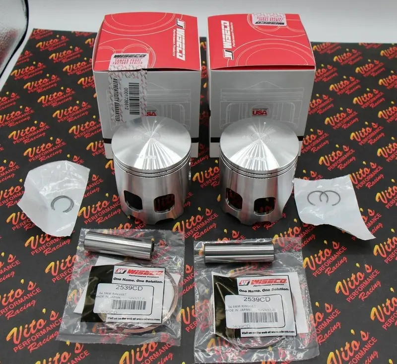 Pair Of Wiseco 573 Series Pistons For Yamaha Banshee 4Mm Stroker Builds (66.00Mm) 1