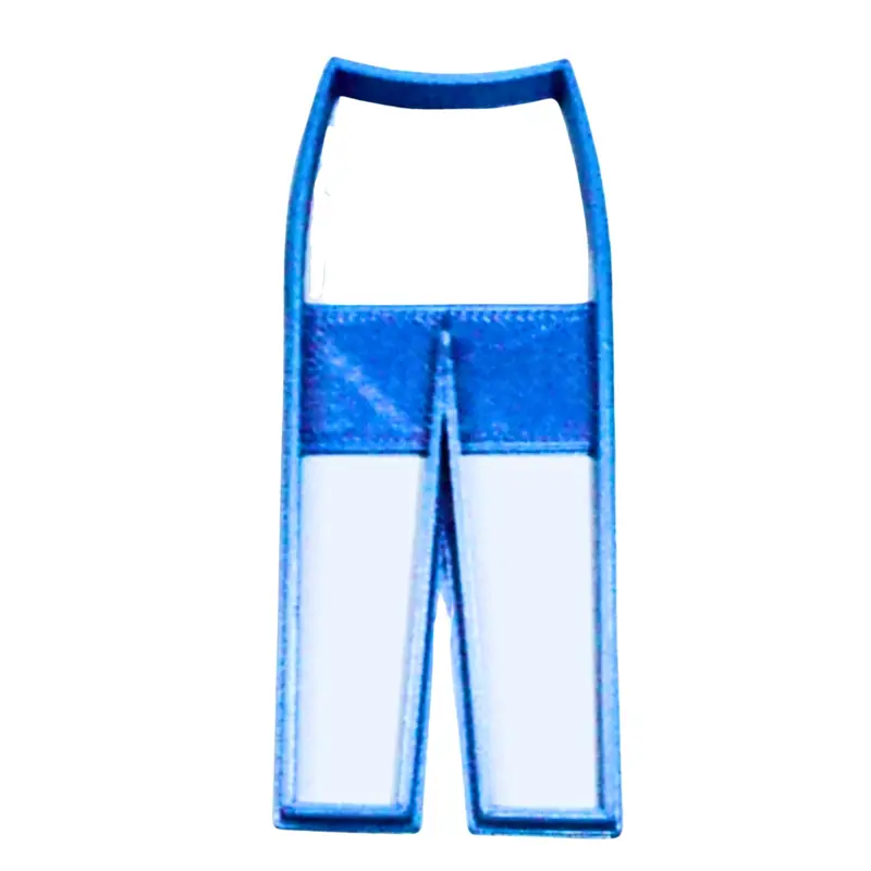 Pants-Shaped Fondant Cutters – 6-Pack Bottoms Design For Baking Decorations, 1.75" Size, Fda-Approved Usa Tool (Fd2842) 1