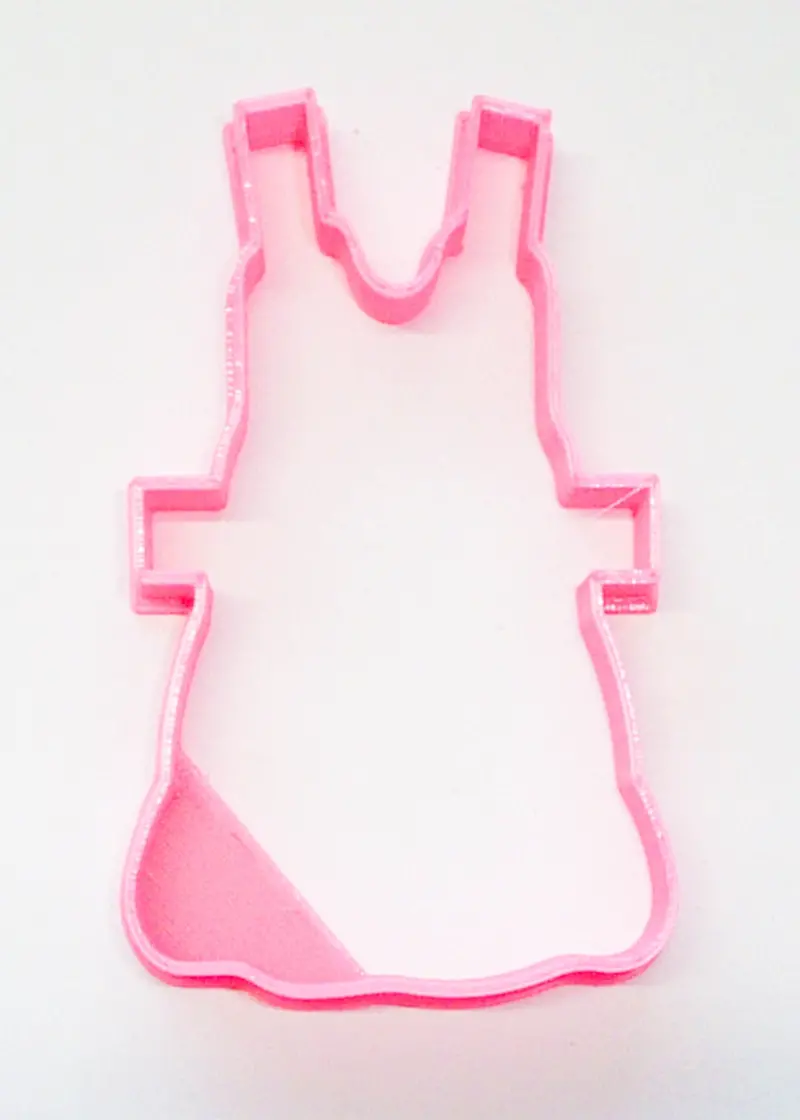 Paper Doll Tab Dress #1 Fondant Cutters – 6-Pack Classic Doll Outfit Cupcake Decorations, 1.75", Made In Usa (Fd2284) 1