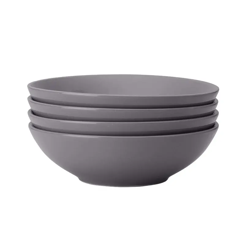 Pebble Coupe Soup Bowls – Set Of 4 (18 Cm × 5.5 Cm / 7″ × 2″) 1