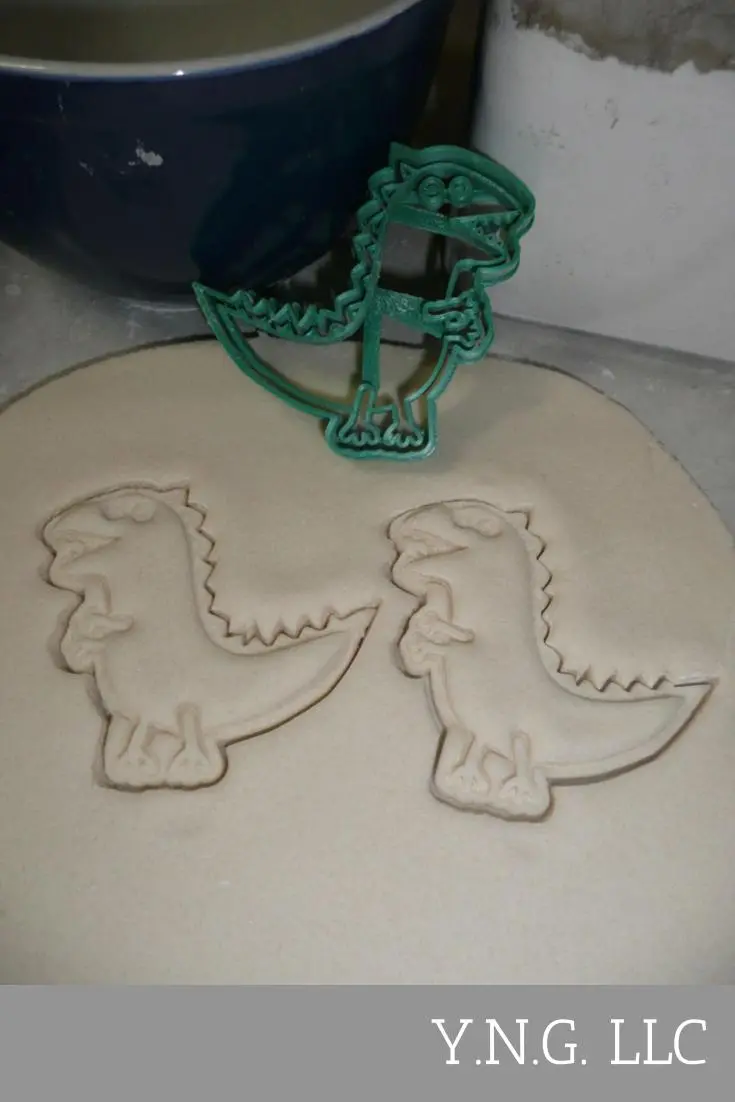 Peppa Pig Dinosaur Cookie Cutter – Cartoon Character Baking Shape, Usa-Made Pr2645 1