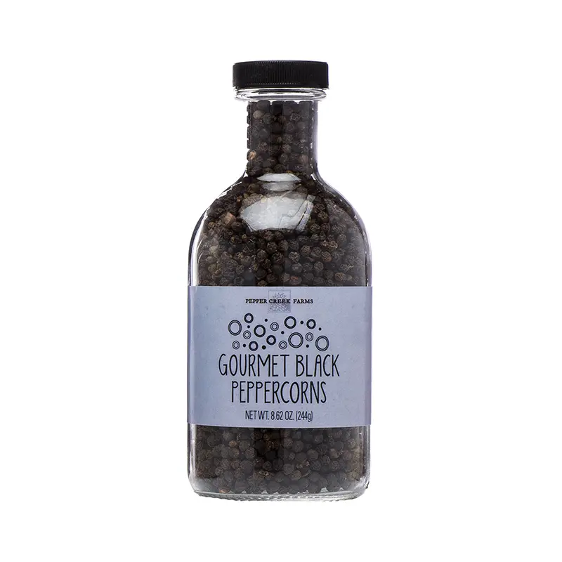Pepper Creek Gourmet Whole Black Peppercorns (8.6 Oz) 1