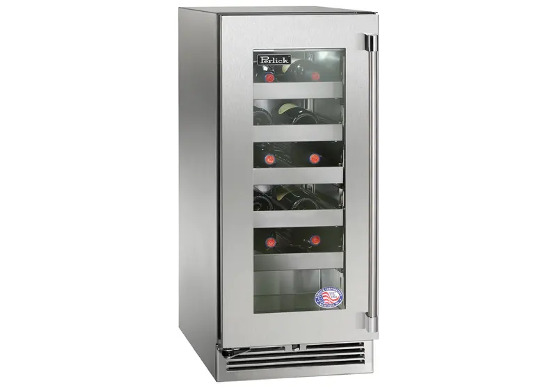 Perlick Prv15G Indoor 15-Inch Wine Refrigerator – Glass-Door, Temperature-Controlled Cooler 1