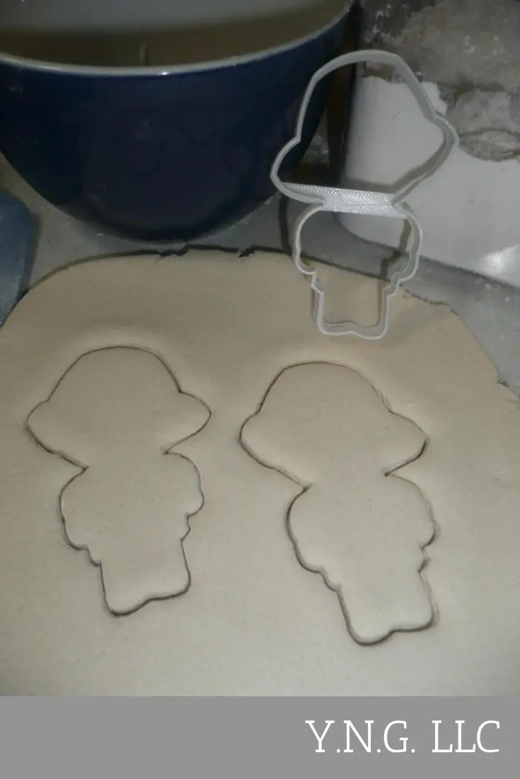 Pilgrim Boy Outline Cookie Cutter – Colonial Settler Theme, Usa Made Pr3107 1