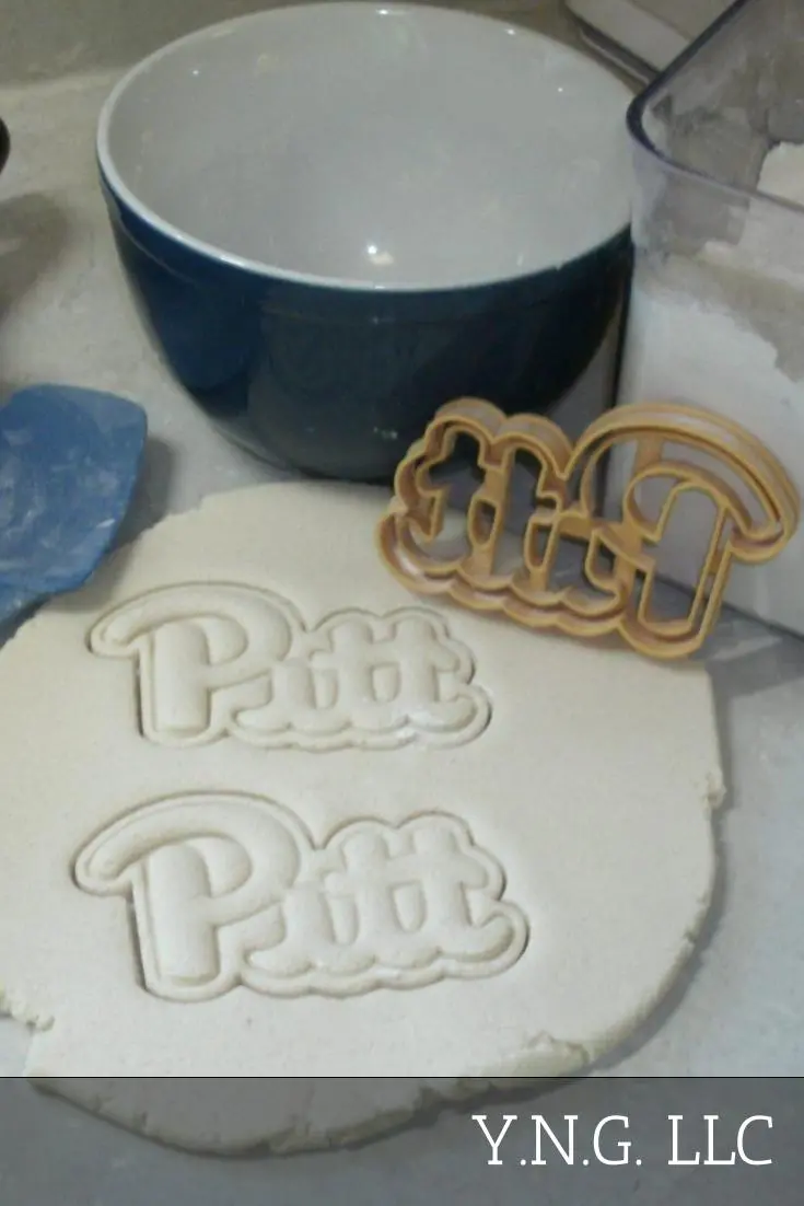 Pitt University Of Pittsburgh Word Cookie Cutter – Collegiate Typography, Made In Usa Pr2681 1