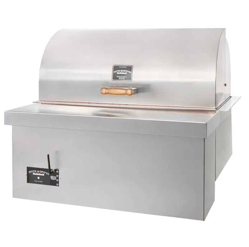 Pitts & Spitts 35-Inch Freestanding Built-In Pellet Grill 1