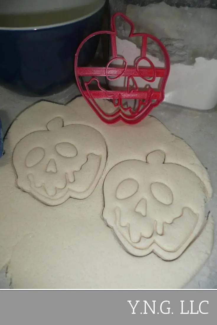 Poison Apple (Filled) Cookie Cutter – Halloween Magic & Mystery Theme, Usa-Crafted Pr3877 1