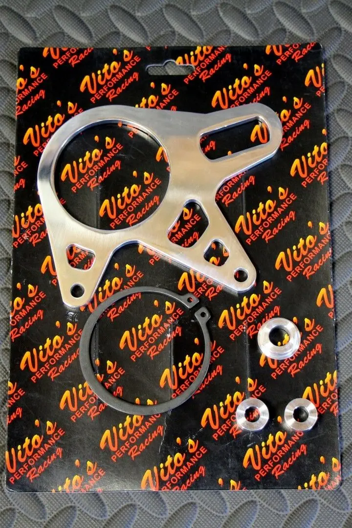 Polished Round Rear Brake Stay With Bearing Spacers And Caliper Mount For Yamaha Banshee 1