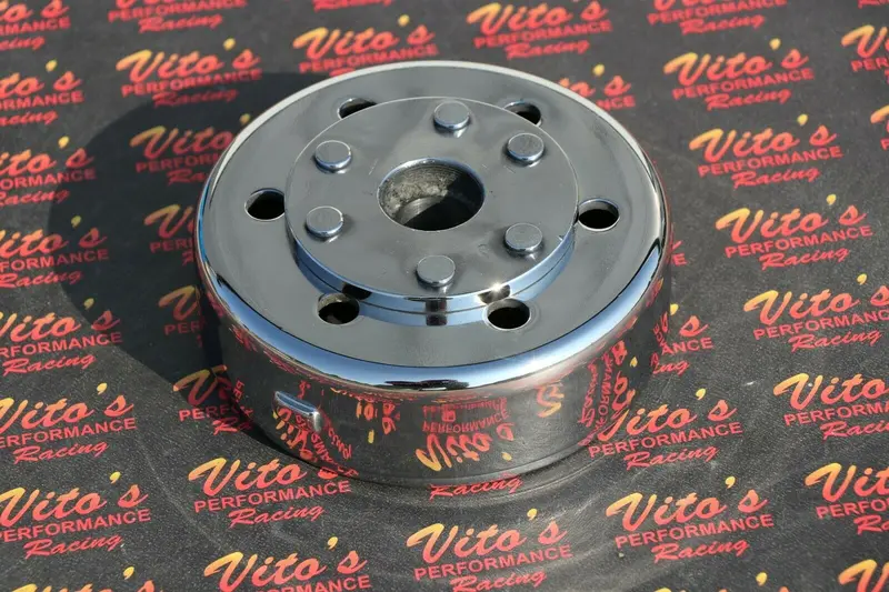 Polished Yamaha Banshee 350 Flywheel Rotor Magneto Assembly – Compatible With 1987–2006 Models 1