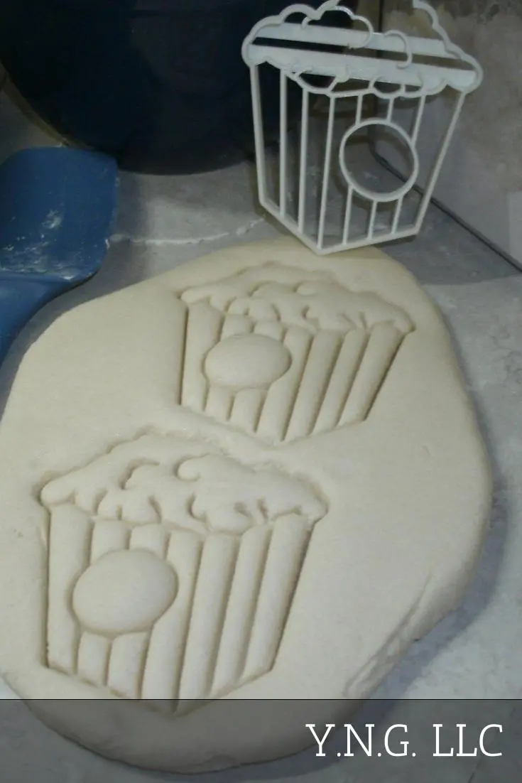 Popcorn Cookie Cutter – Movie Theater & Carnival Snack Shape, Usa-Made Pr2527 1