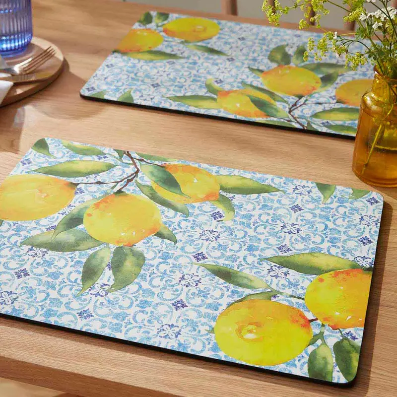 Portmeirion Botanic Garden Placemat Set – Pack Of 4, Pvc-Coated Fabric 1