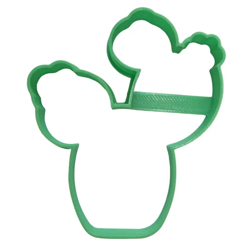 Prickly Pear Cactus Fondant Cutter – 6-Pack, 1.75" (Usa-Made) 1