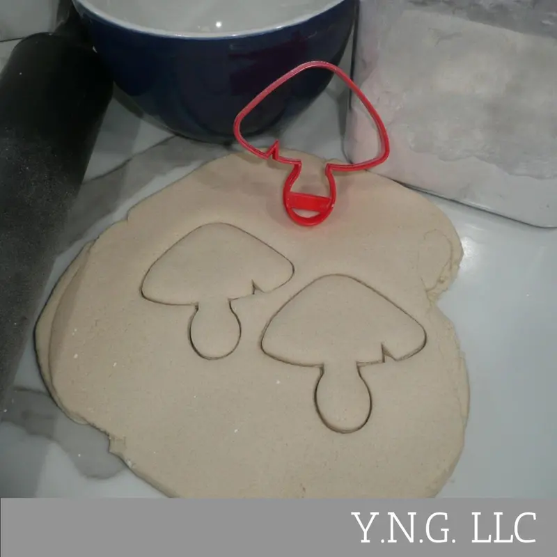Rainbow Mushroom Cookie Cutter – Whimsical Garden Baking Template Pr5219 1