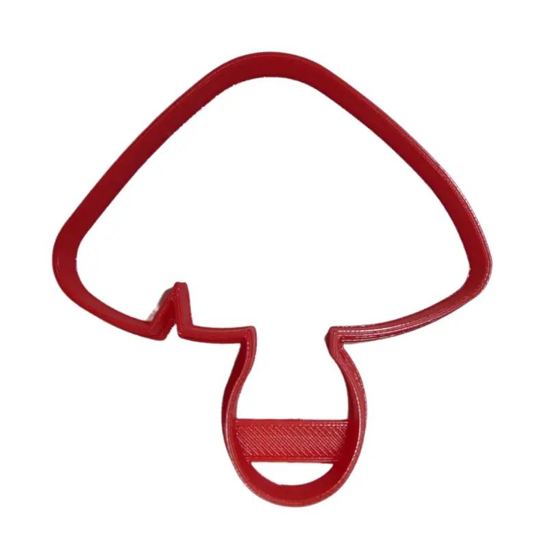 Rainbow Mushroom Fondant Cutter Set – 6-Pack Cupcake Decorator Tool, 1.75" Detailed Shape, Made In Usa (Fd5219) 1