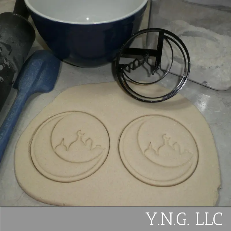 Ramadan Mosque With Crescent Moon Cookie Cutter – Celebratory Usa-Crafted Design Pr4739 1