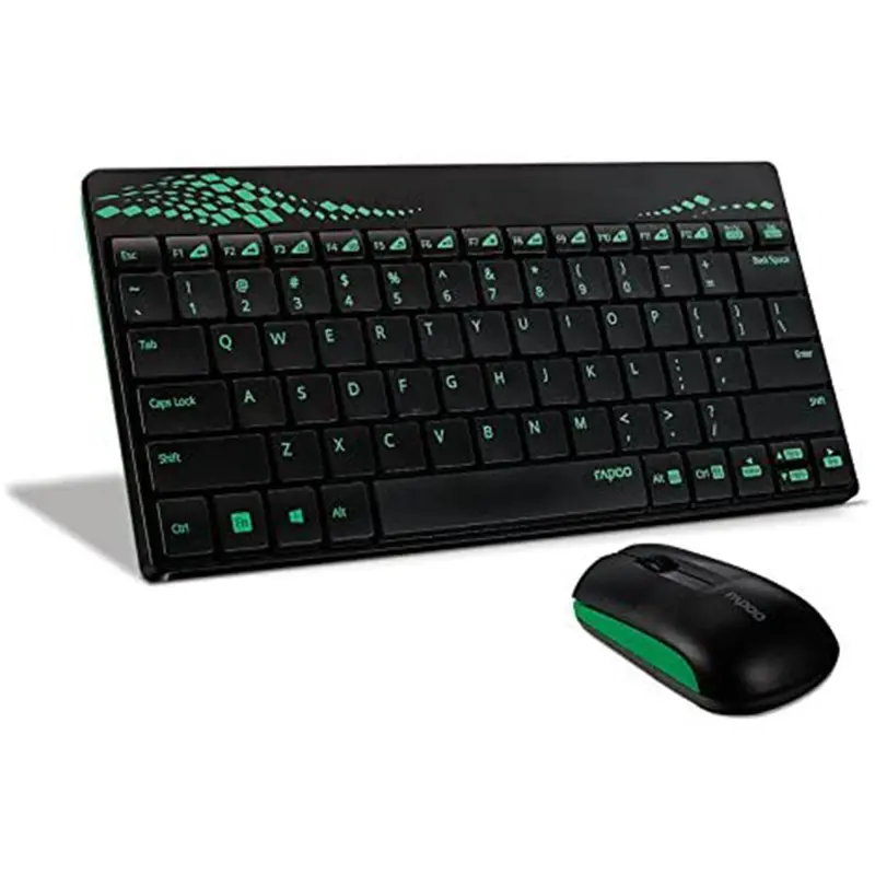 Rapoo 8000 Silent Wireless Keyboard And Optical Mouse Combo 1