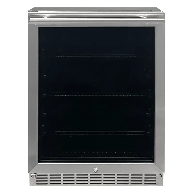 Rcs 24-Inch Glass-Door Refrigerator – 5 Cu Ft Indoor Beverage Cooler 1