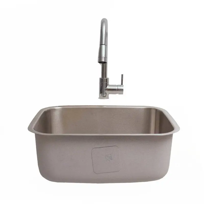 Rcs Chrome Gooseneck Single-Handle Kitchen Faucet (Model 5118001) 1