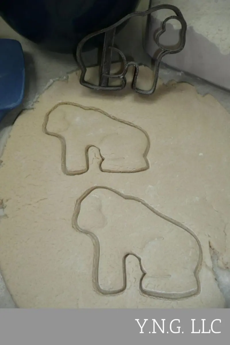 Realistic Gorilla Cookie Cutter – Side-Profile Ape & Primate Baking Shape, Usa-Crafted 1