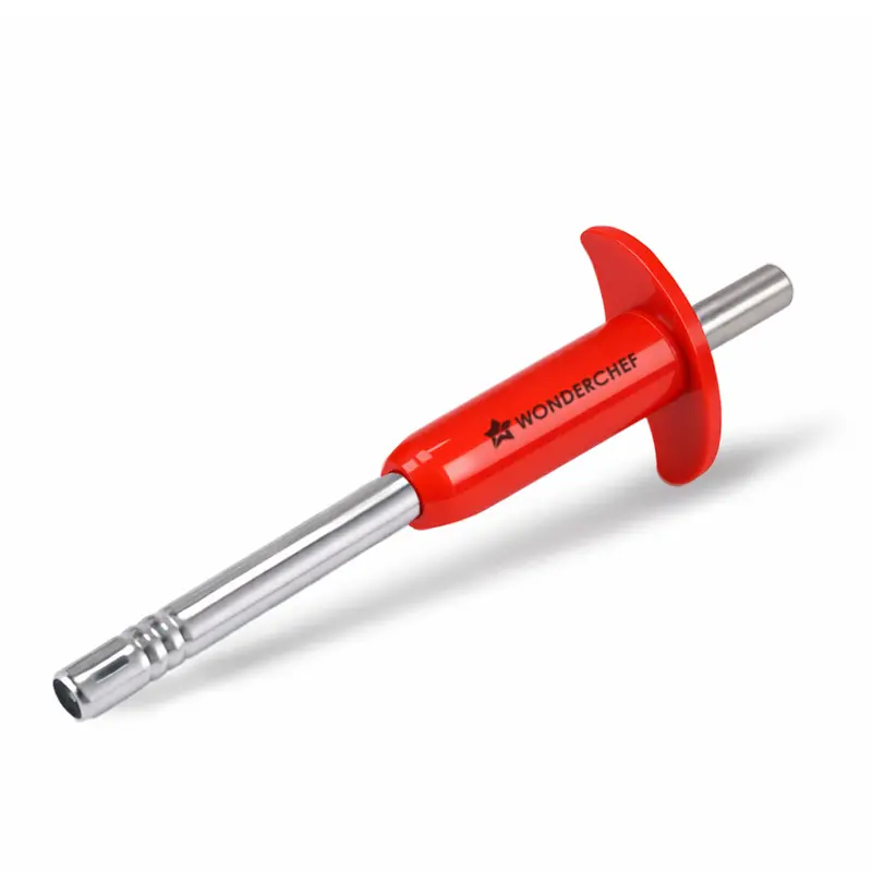 Red Stainless Steel Gas Stove Igniter – Rust-Resistant, Ergonomic Grip, Durable Long-Reach Design 1
