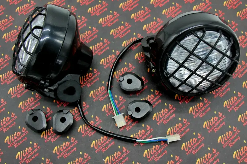 Replacement Headlight Kit For Yamaha Banshee (1996–2001) – Lenses, Bulbs, Grills & Collars 1