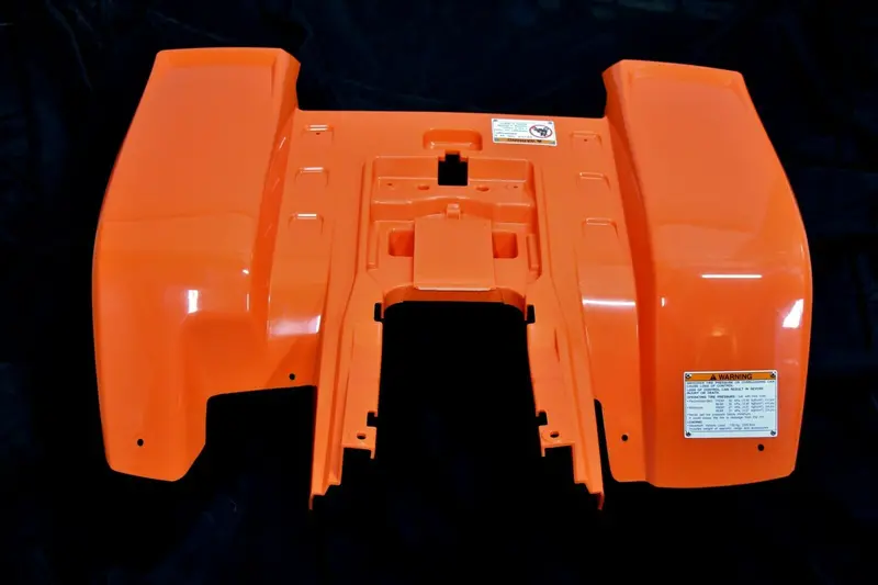 Replacement Rear Fender – Orange Plastic Body For Yamaha Banshee (1987–2006) 1