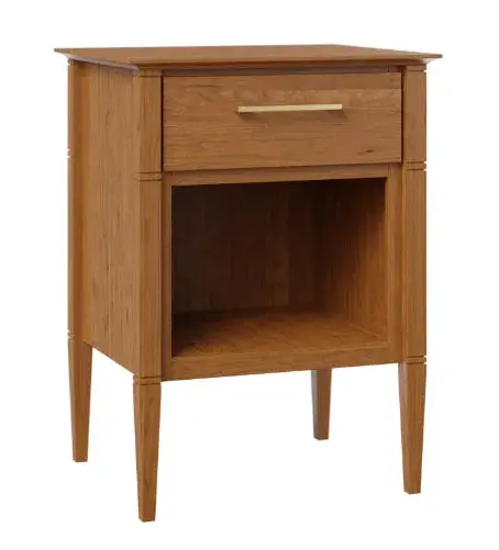 Reveal 1-Drawer Nightstand – Compact Contemporary Side Table With Single Drawer 1