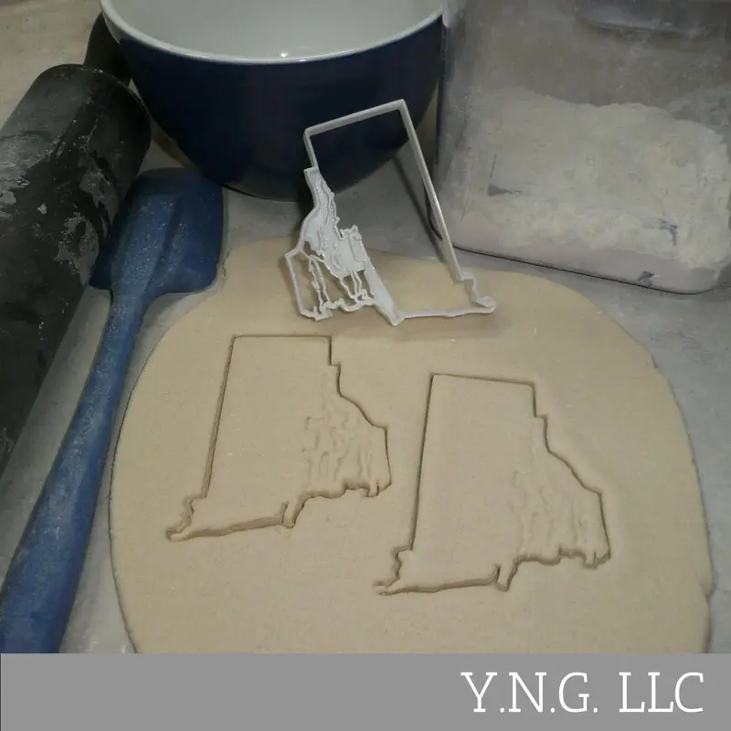 Rhode Island Ocean Cookie Cutter – Coastal State-Themed Baking Shape Pr4710 1