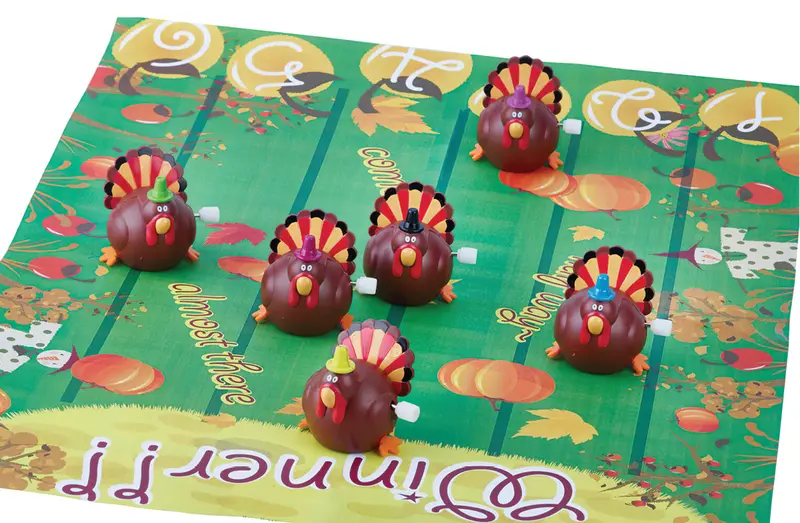 Robin Reed Racing-Themed Turkey Crackers – Set Of 6 Holiday Novelty Pulls 1