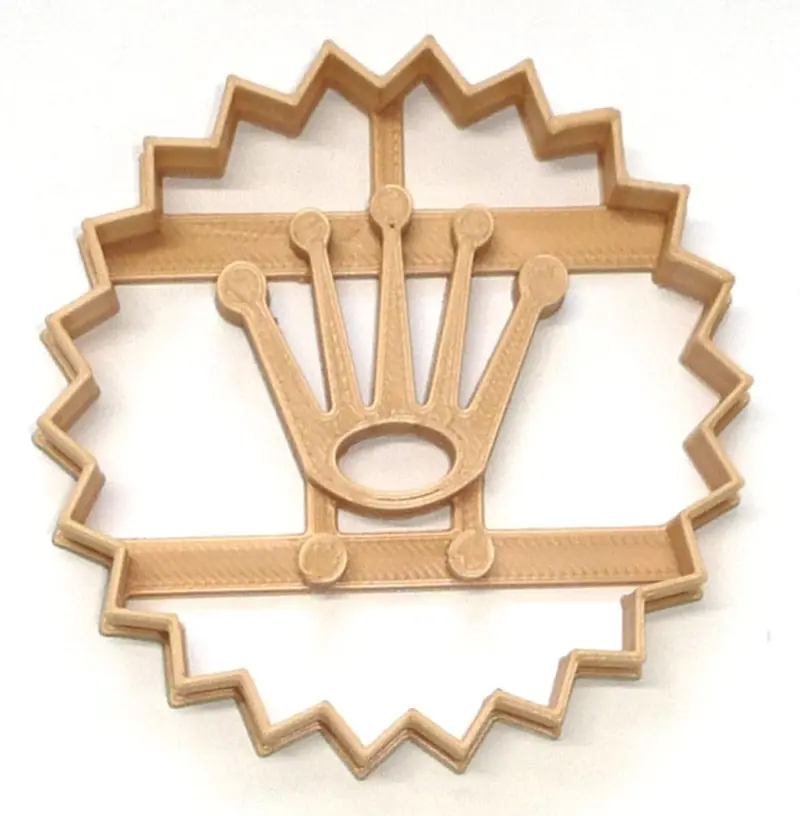 Rolex-Inspired Luxury Watch Fondant Cutter Set – 6-Pack Cupcake Topper, 1.75" Usa-Made Food-Safe模具 1