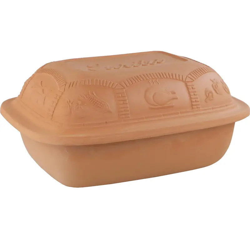 Romertopf Eurita 6.25-Quart Unglazed Clay Baker 1