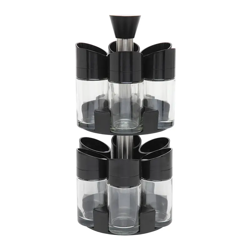 Rotating Herb And Spice Organizer – 13-Bin Carousel 1