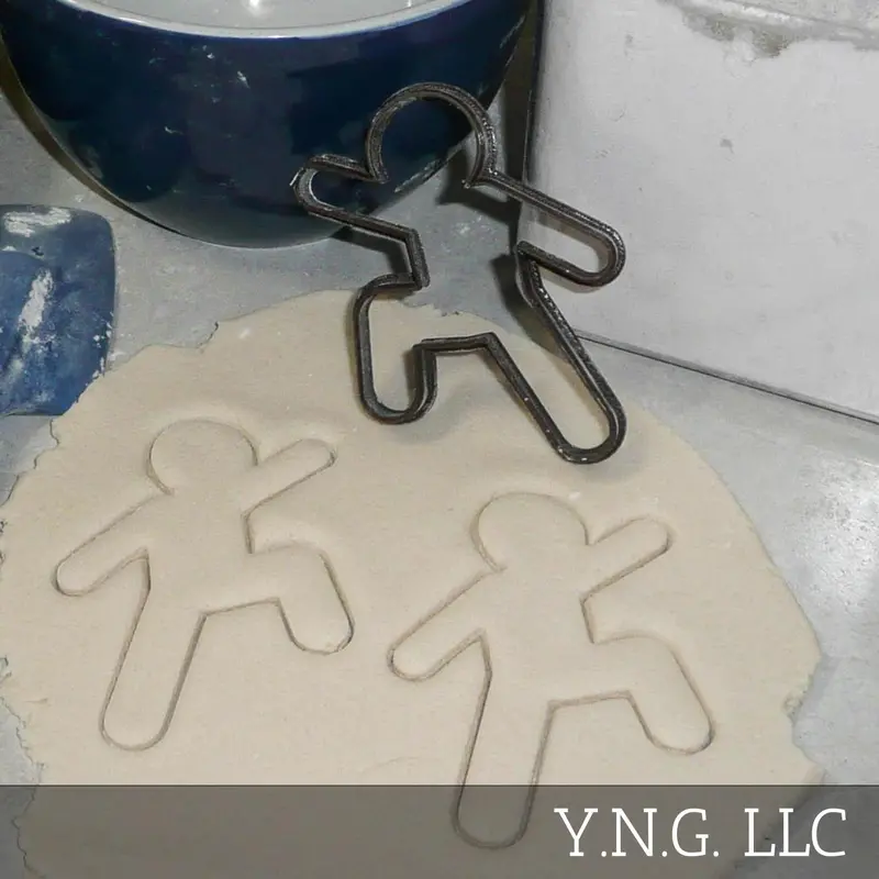 Running Gingerbread Man Cookie Cutter – Animated Action Pose For Festive Christmas Baking 1