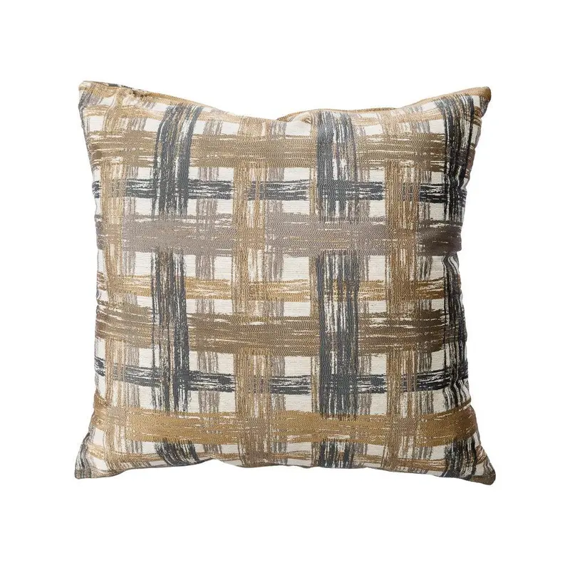 Rustic Crosshatch Texture Scatter Cushion – Deluxe Tactile Design 1