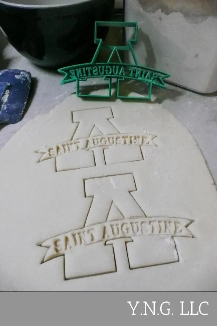 Saint Augustine Elementary School Cookie Cutter – Custom St. A. Monogram For School Events 1