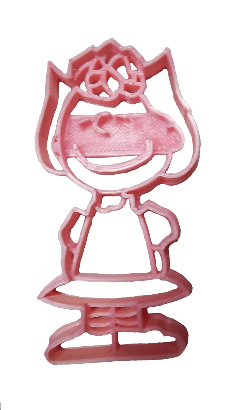 Sally Brown Character Fondant Cutter Set – 6-Pack Cupcake Topper, 1.75" Usa-Made Food-Safe模具 1