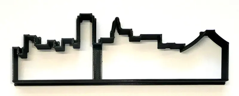 San Francisco Skyline Fondant Cutter Set – 6-Pack Bay Area-Themed Cupcake Topper, 1.75", Bpa-Free Fd4115 1