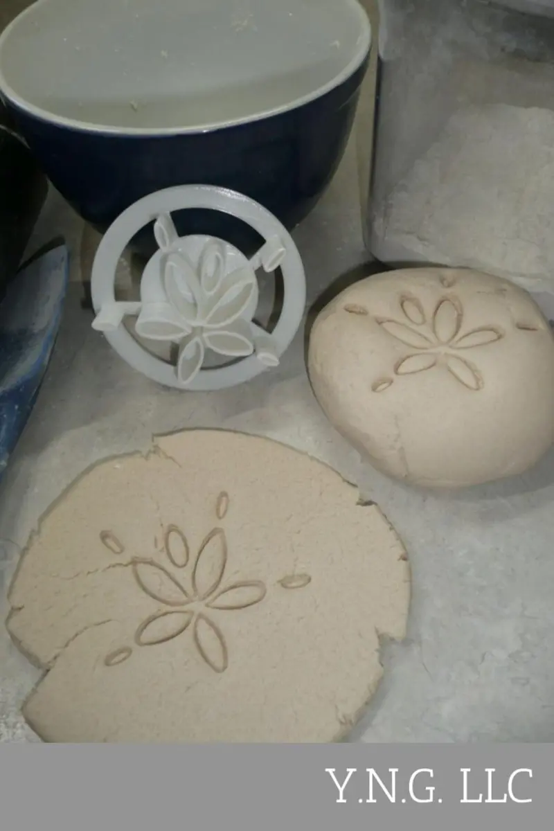 Sand Dollar Concha Cookie Cutter – Mexican Sweet Bread Stamp With Coastal Motif, Usa-Made 1