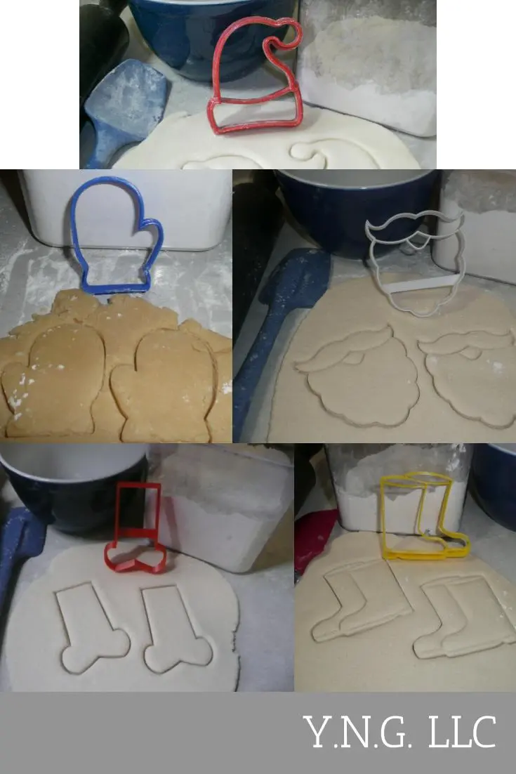 Santa Costume Cookie Cutters – 5-Piece North Pole-Themed Christmas Baking Set (Usa Pr1375) 1