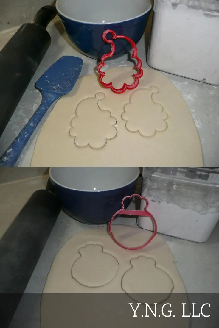 Santa & Mrs. Claus Face Cookie Cutters – Classic Holiday Portraits – 2-Piece Set, Made In Usa 1