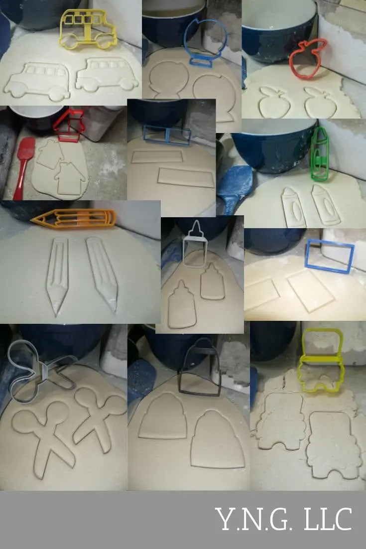 School Supplies Cookie Cutter Set – 12-Piece Large Kit, Usa-Made Pr1499 1
